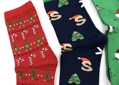 Name It jolly green jule strømper (3-pak)